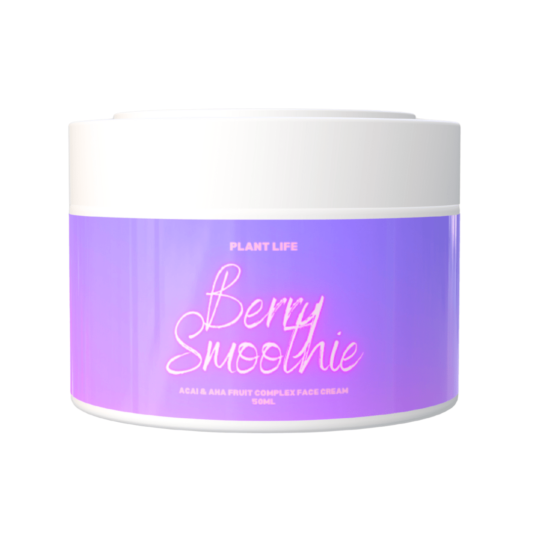 Berry Smoothie - For Glass Skin - Acai & AHA Fruit Complex Face Cream - 100ml