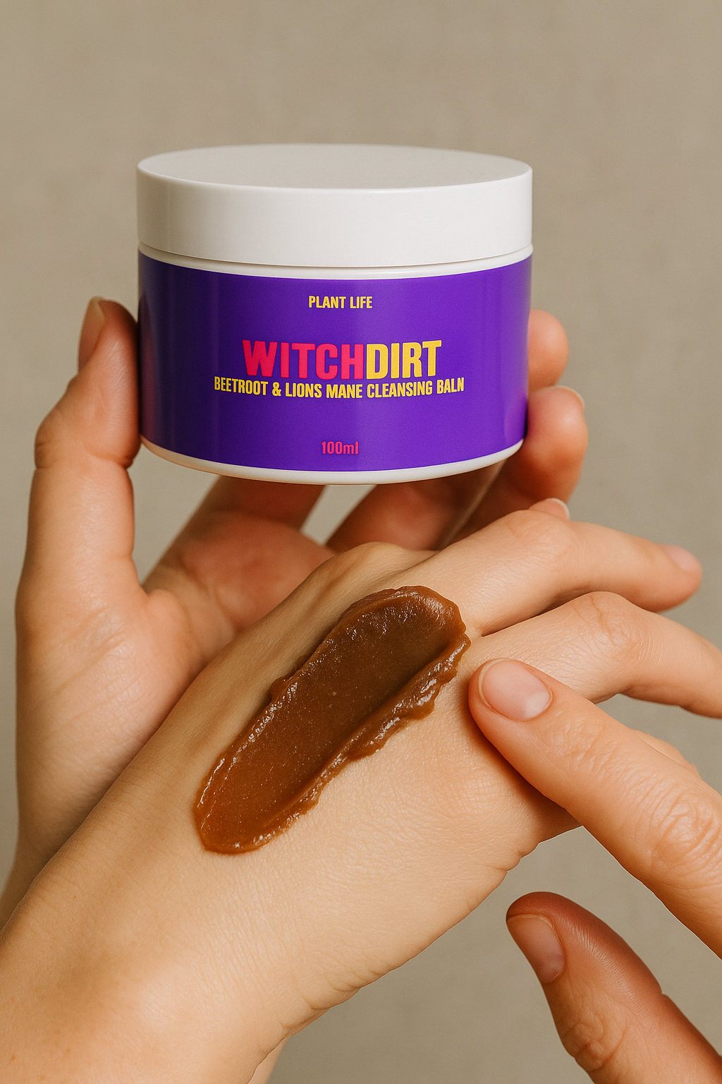 Witchdirt - Beetroot & Lions Mane Cleansing Balm - 50ml