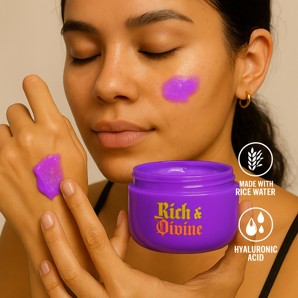 Rich & Divinely Balmed - Rice Water & Hyaluronic Acid Face Balm - 50ml
