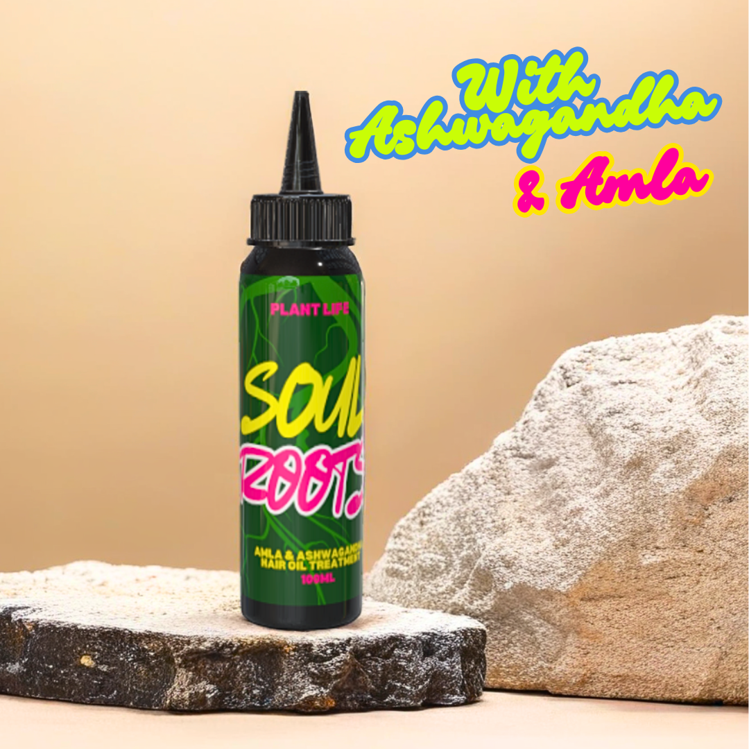 Soul Roots - Amla & Ashwagandha Strength & Stimulate - Hair Oil Treatment - 100ml