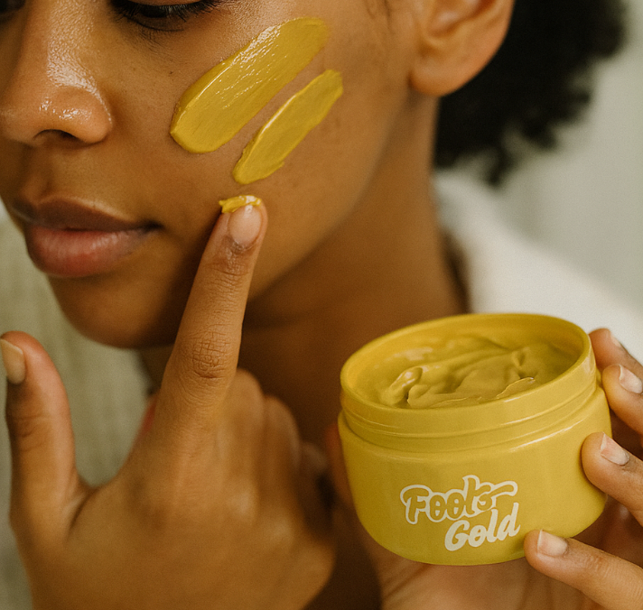 Fools Gold - Gold Face Cream with Jojoba, Argan, Alma & Lemon Essential Oil - 50ml