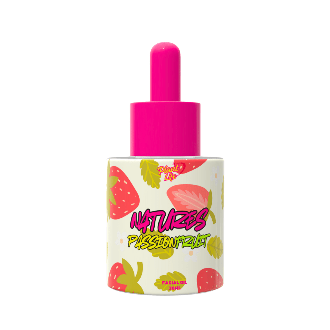Natures Passionfruit Facial Oil - The Ultimate Glow Oil - 100% Natural Oil Papaya, Raspberry Seed, Jojoba & Lavender Oil - 30ml