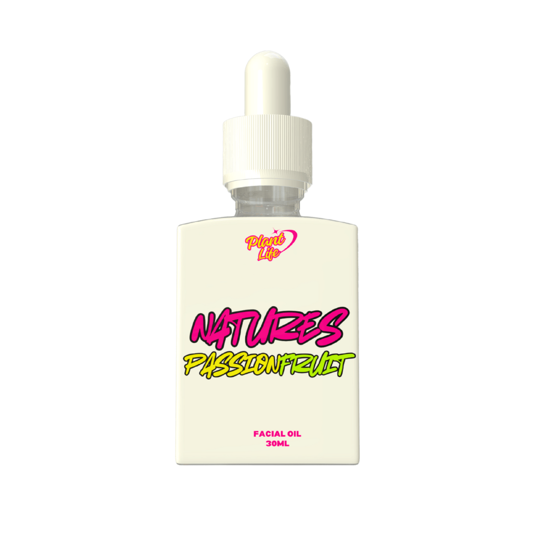 Natures Passionfruit Facial Oil - The Ultimate Glow Oil - 100% Natural Oil Papaya, Raspberry Seed, Jojoba & Lavender Oil - 30ml - PLANT LIFE