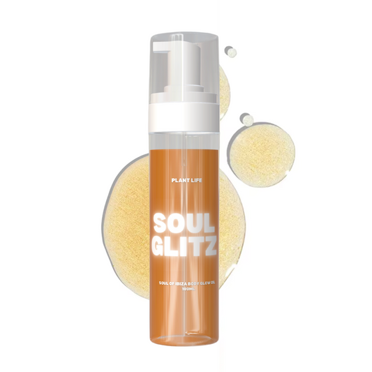 Soul Glitz- SPF45 Gold Glitter Body Oil - 100ml