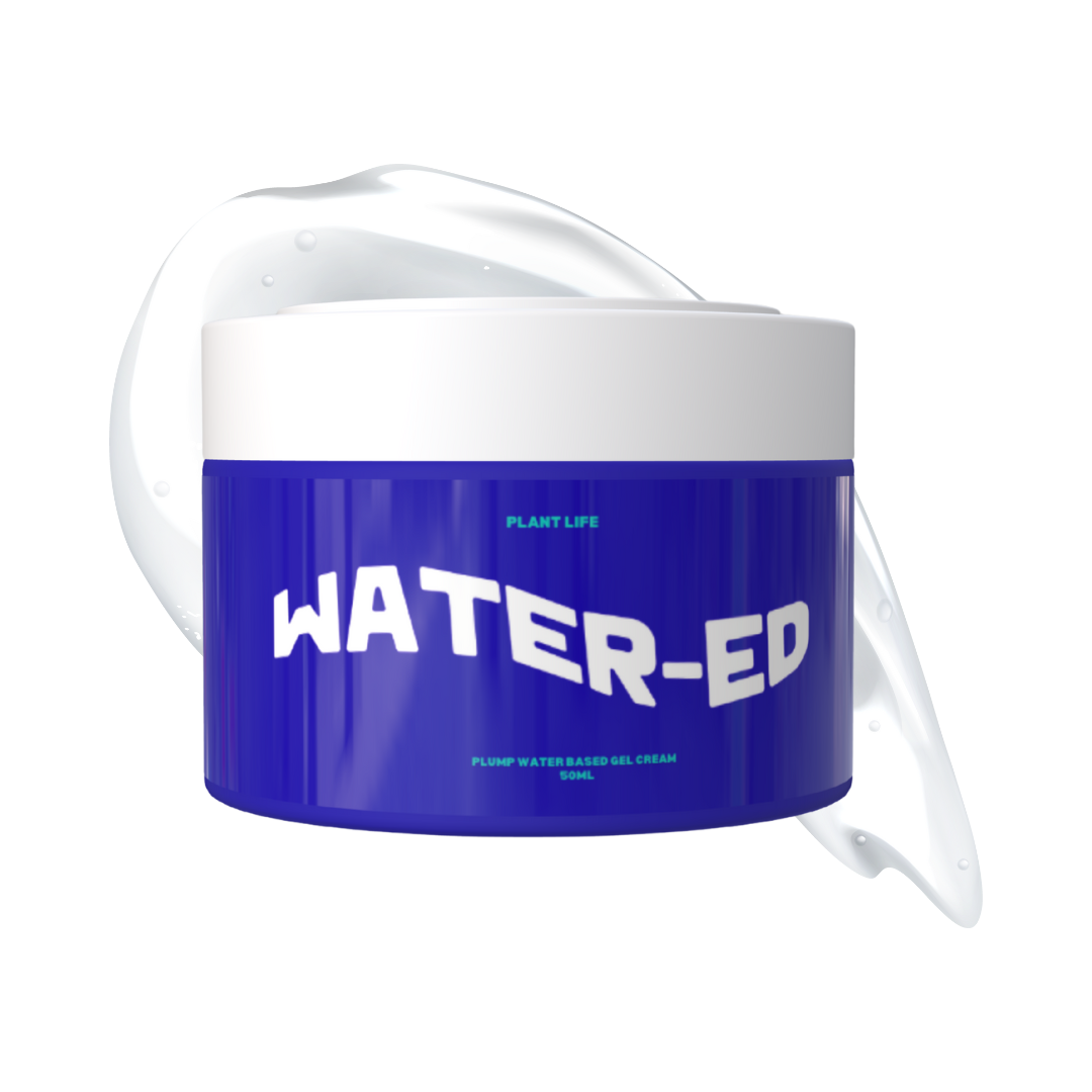 Watered - Water Gel Aloe Face Cream with Sea Buckthorn, Buriti & Chia Seed - Face Cream - 50ml