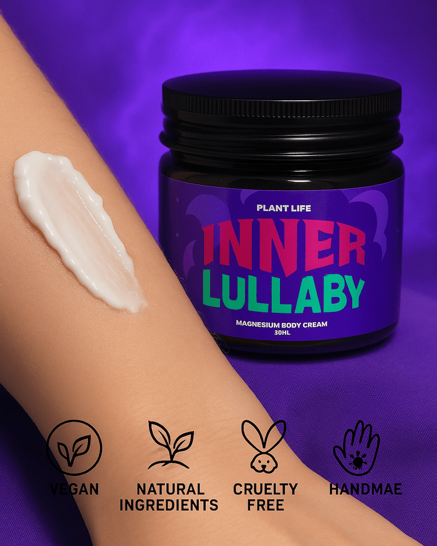 Inner Lullaby - Magnesium Sleep & Body Cream - Made with Natural Butters & Oils - 60ml