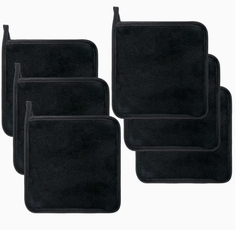 Black Sabbath Reusable Microfiber Makeup Remover - 6p/cs - PLANT LIFE