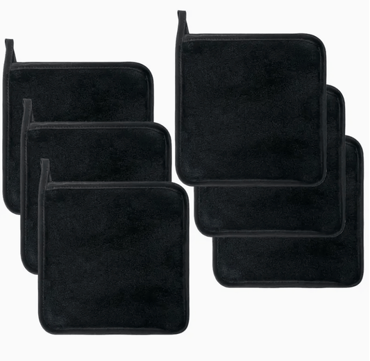 Black Sabbath Reusable Microfiber Makeup Remover - 6p/cs - PLANT LIFE