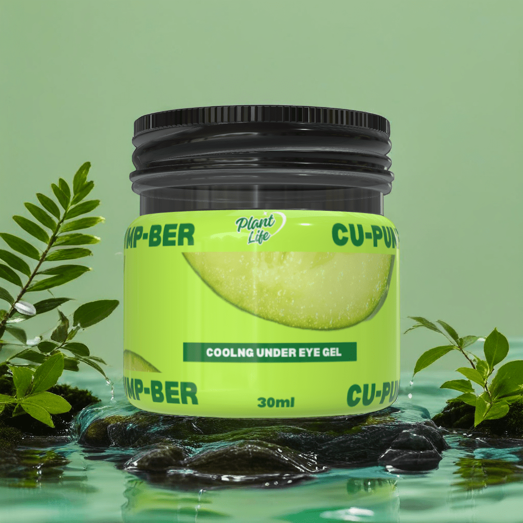 Cu - Pump - Ber - Under Eye Cooling Hyaluronic Gel with Cucumber - 30ml - PLANT LIFE
