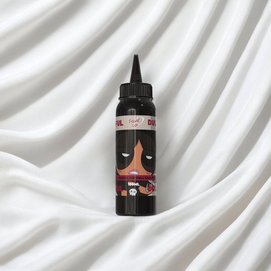 Dull & Sinful - For Dull Hair - Almond & Abyssinic Deep Hydration 100% Natural Hair Oil Treatment - 100ml - PLANT LIFE