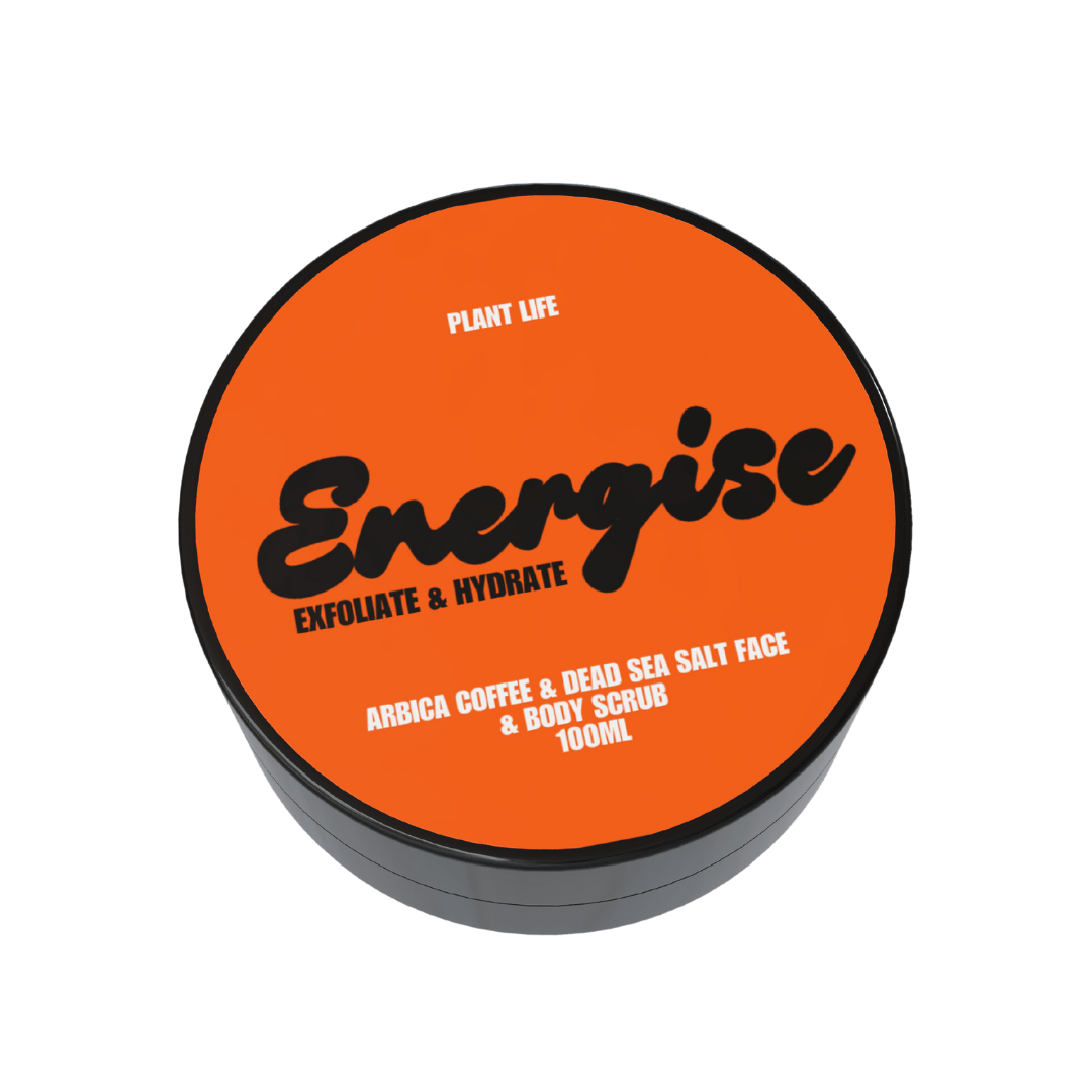 Energise - Arabica Coffee & Dead Sea Salt Coffee Scrub - 100ml - PLANT LIFE