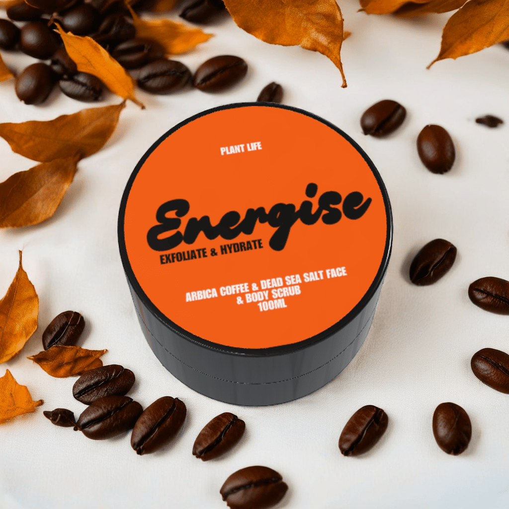 Energise - Arabica Coffee & Dead Sea Salt Coffee Scrub - 100ml - PLANT LIFE