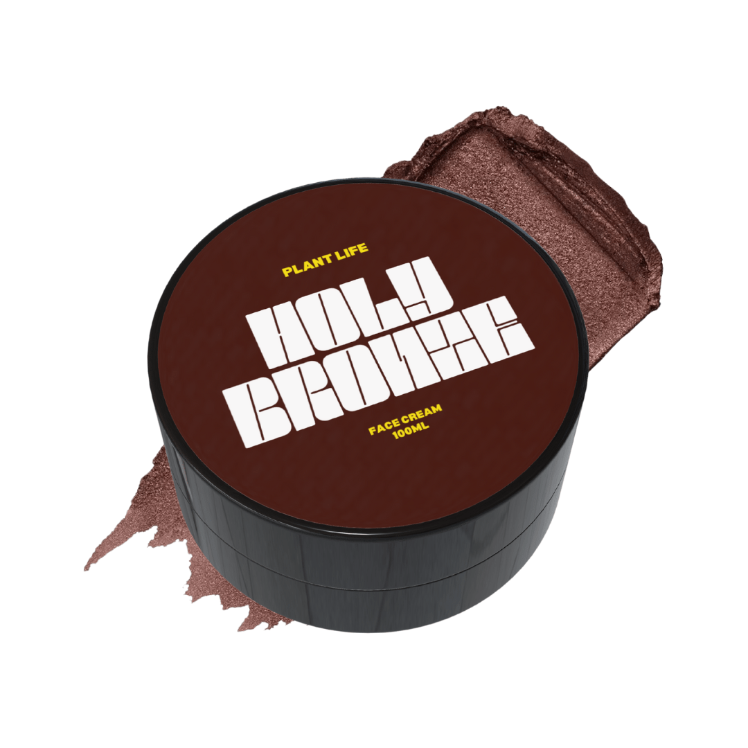 Holy Bronze! Dark Brown Bronzing Butter - Shea Butter, Coconut & Mango Butter - 100ml - PLANT LIFE