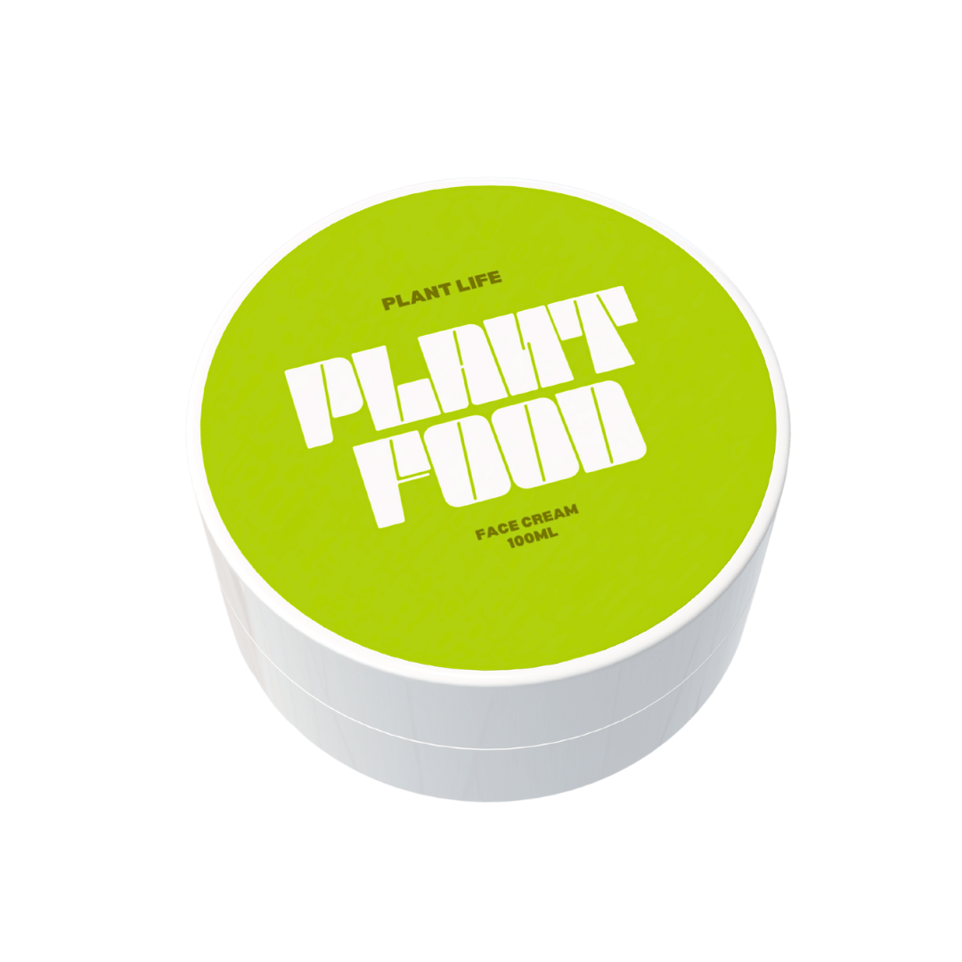 Plant Food Face Cream - For Clear Skin - Tea Tree, Basil & Eucalyptus Face Cream - 60ml - PLANT LIFE