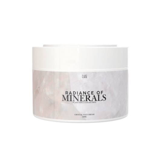 Radiance of Minerals - Clear Quartz Infused Crystal Face Cream for Acne - 50ml - PLANT LIFE